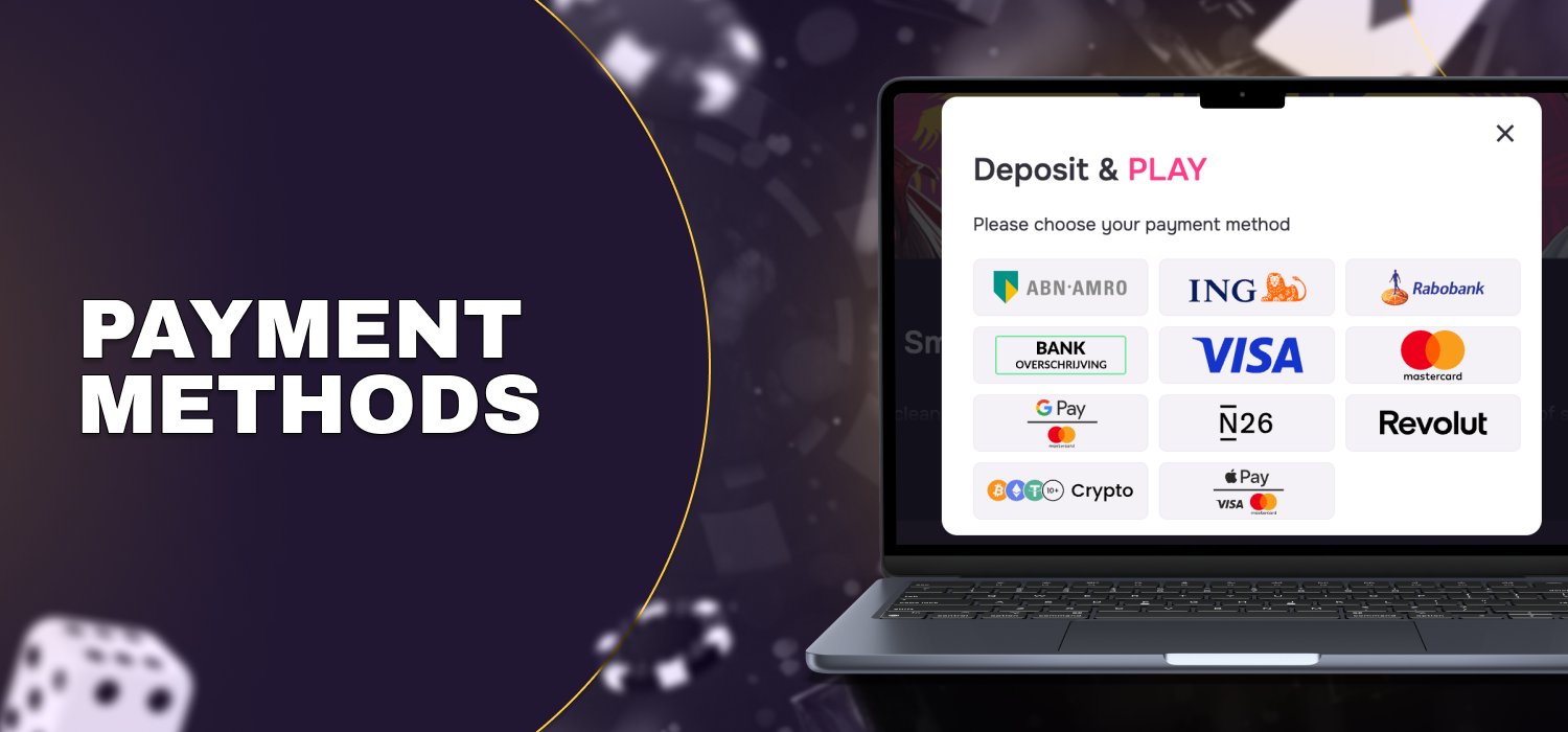 payment methods at Gtbet netherlands